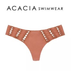 NWT Acacia Swimwear Chuns Bottom in Orchid